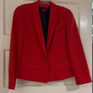 Tommy Hilfiger Vibrant Red Women's Blazer